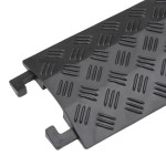 vidaXL Rampe de protecție pentru cablu, 2 buc., negru, 98,5 cm vidaXL Rampe de protecție pentru cablu, 2 buc., negru, 98,5 cm