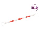 vidaXL Bare retractabile de conuri de trafic 10 buc. 116-197 cm ABS vidaXL Bare retractabile de conuri de trafic 10 buc. 116-197 cm ABS