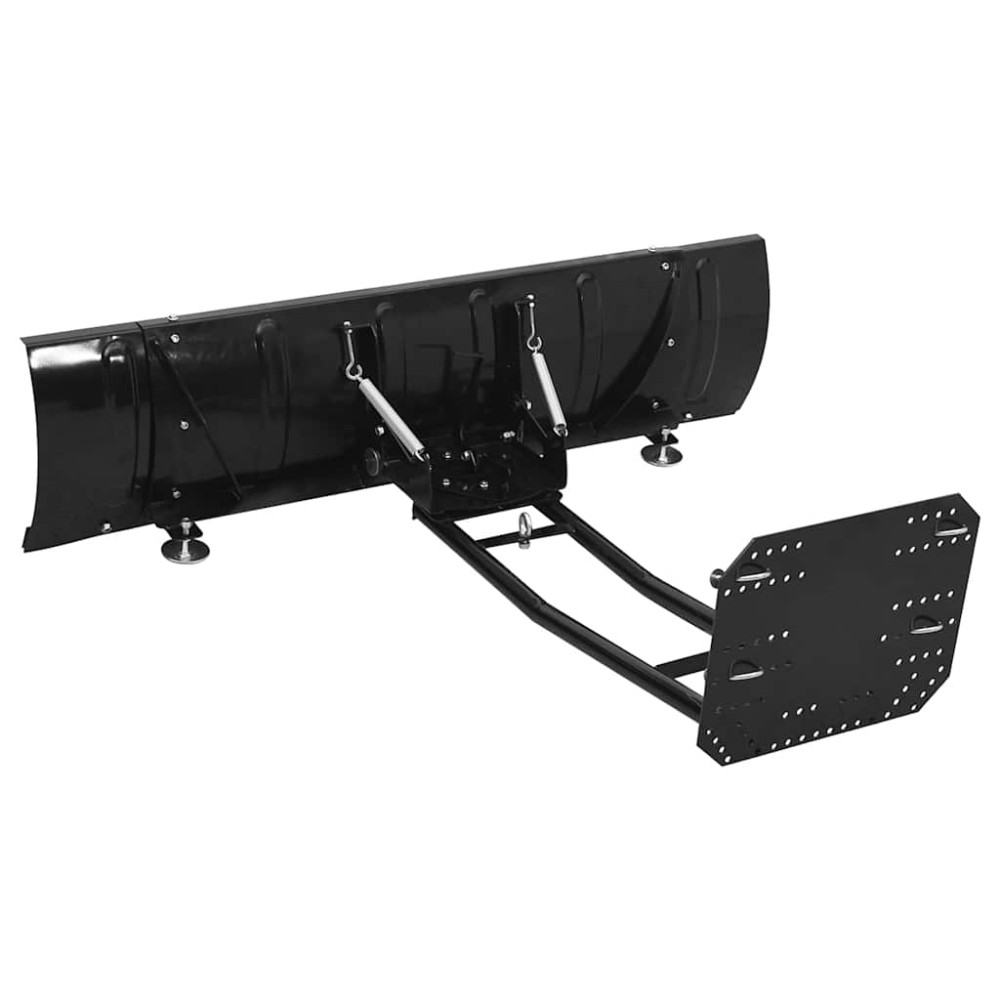 vidaXL Plug de zăpadă pentru ATV, negru, 150 x 38 cm
