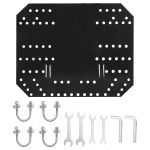 vidaXL Plug de zăpadă pentru ATV, negru, 150 x 38 cm vidaXL Plug de zăpadă pentru ATV, negru, 150 x 38 cm