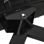 vidaXL Plug de zăpadă pentru stivuitor, negru, 150x38 cm vidaXL Plug de zăpadă pentru stivuitor, negru, 150x38 cm
