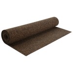 vidaXL Rolă din plută cauciucată, 100x500 cm, 5 mm vidaXL Rolă din plută cauciucată, 100x500 cm, 5 mm