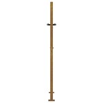 vidaXL Poartă pentru grădină, 105x155 cm, oțel corten, model iarbă