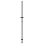 vidaXL Poartă pentru grădină, antracit, 105x205 cm, oțel, model bambus