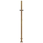 vidaXL Poartă pentru grădină, 105x130 cm, oțel corten, model bambus