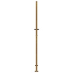 vidaXL Poartă pentru grădină, 105x205 cm, oțel corten, model bambus