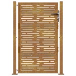 vidaXL Poartă pentru grădină, 105x155 cm, oțel corten, dreptunghiuri vidaXL Poartă pentru grădină, 105x155 cm, oțel corten, dreptunghiuri