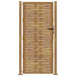 vidaXL Poartă pentru grădină, 105x180 cm, oțel corten, dreptunghiuri vidaXL Poartă pentru grădină, 105x180 cm, oțel corten, dreptunghiuri