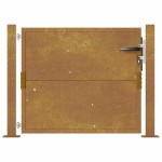 vidaXL Poartă pentru grădină, 105x80 cm, oțel corten vidaXL Poartă pentru grădină, 105x80 cm, oțel corten