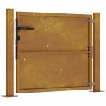 vidaXL Poartă pentru grădină, 105x80 cm, oțel corten vidaXL Poartă pentru grădină, 105x80 cm, oțel corten