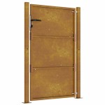vidaXL Poartă pentru grădină, 105x130 cm, oțel corten vidaXL Poartă pentru grădină, 105x130 cm, oțel corten