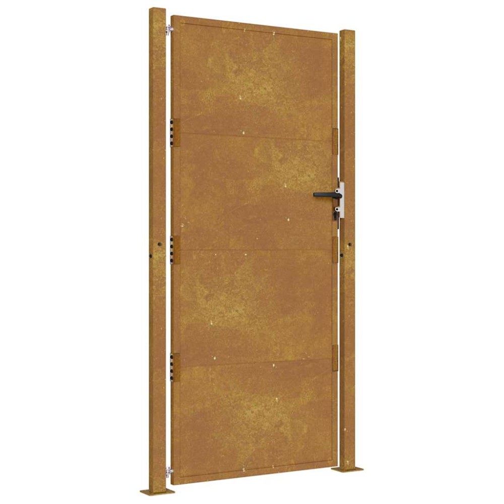 vidaXL Poartă pentru grădină, 105x180 cm, oțel corten