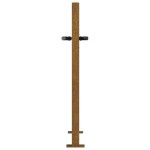 vidaXL Poartă pentru grădină, 105x80 cm, oțel corten, model copac