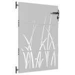 vidaXL Poartă pentru grădină, 85x150 cm, oțel corten, model iarbă vidaXL Poartă pentru grădină, 85x150 cm, oțel corten, model iarbă