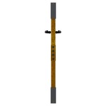 vidaXL Poartă pentru grădină, 85x100 cm, oțel corten, model bambus