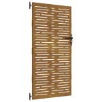vidaXL Poartă pentru grădină, 85x175 cm, oțel corten, dreptunghiuri vidaXL Poartă pentru grădină, 85x175 cm, oțel corten, dreptunghiuri