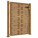 vidaXL Poartă pentru grădină, 105x130 cm, oțel corten, dreptunghiuri vidaXL Poartă pentru grădină, 105x130 cm, oțel corten, dreptunghiuri