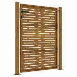 vidaXL Poartă pentru grădină, 105x130 cm, oțel corten, dreptunghiuri vidaXL Poartă pentru grădină, 105x130 cm, oțel corten, dreptunghiuri