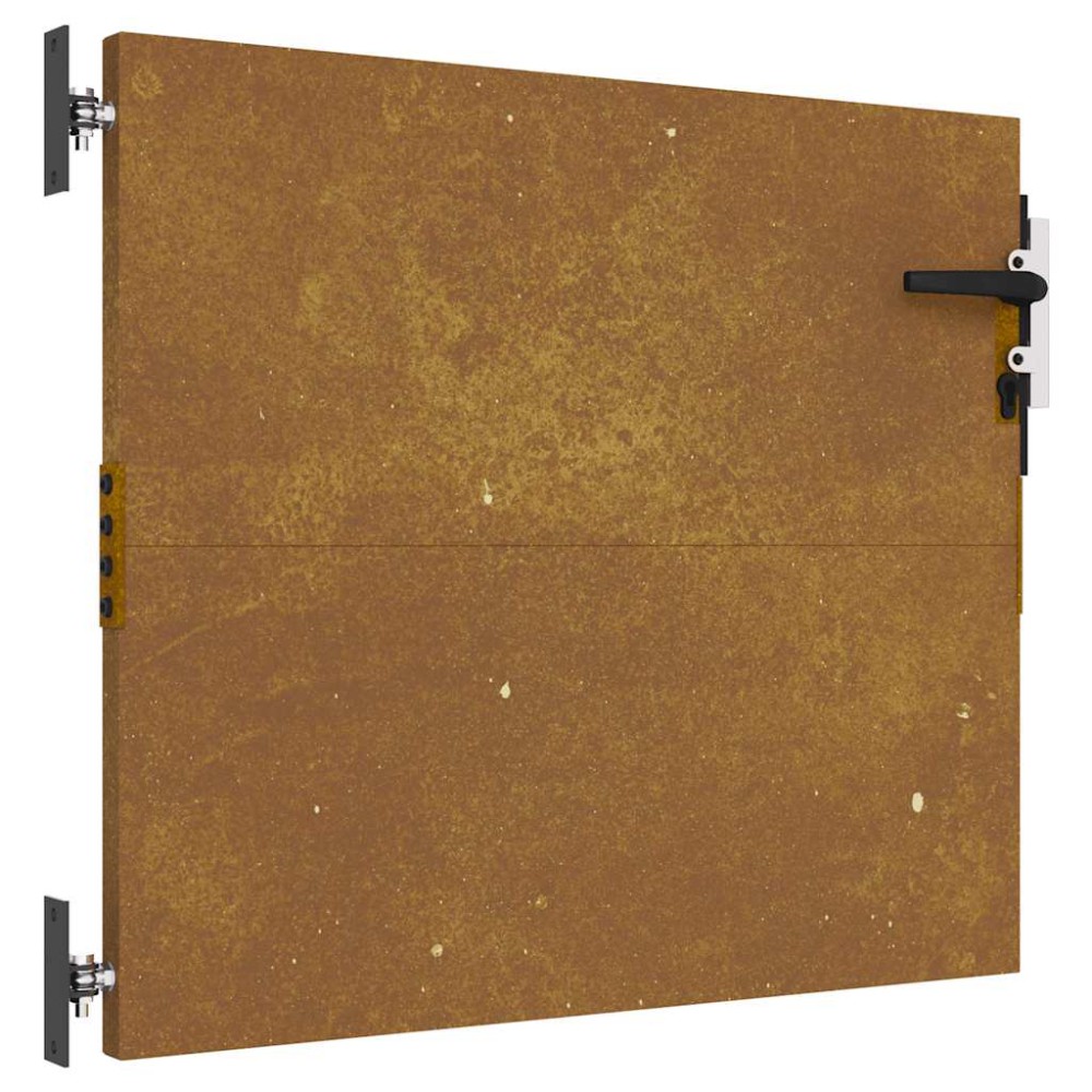 vidaXL Poartă pentru grădină, 85x75 cm, oțel corten