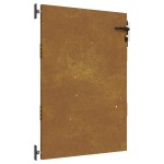 vidaXL Poartă pentru grădină, 85x125 cm, oțel corten