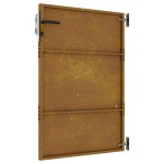 vidaXL Poartă pentru grădină, 85x125 cm, oțel corten