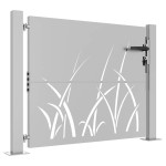 vidaXL Poartă pentru grădină, 105x80 cm, oțel corten