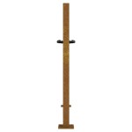 vidaXL Poartă pentru grădină, 105x105 cm, oțel corten