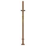 vidaXL Poartă pentru grădină, 105x130 cm, oțel corten
