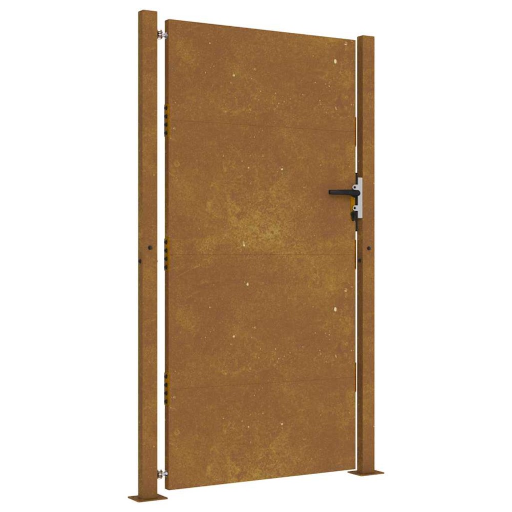 vidaXL Poartă de grădină, 105x205 cm, oțel corten