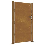 vidaXL Poartă de grădină, 105x205 cm, oțel corten