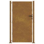 vidaXL Poartă de grădină, 105x205 cm, oțel corten