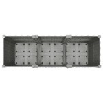 vidaXL Strat înălțat, 120x40x38 cm, polipropilenă vidaXL Strat înălțat, 120x40x38 cm, polipropilenă