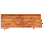 vidaXL Banc de lucru cu sertare și menghine, 192x62x83 cm, lemn acacia vidaXL Banc de lucru cu sertare și menghine, 192x62x83 cm, lemn acacia