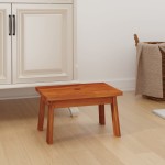 vidaXL Taburet cu 1 treaptă, 38x26x22 cm, lemn masiv de acacia