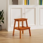 vidaXL Taburet cu 2 trepte, 40x38x50 cm, lemn masiv de acacia vidaXL Taburet cu 2 trepte, 40x38x50 cm, lemn masiv de acacia