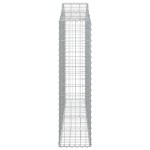 vidaXL Coș gabion arcuit 200x30x120/140 cm fier galvanizat vidaXL Coș gabion arcuit 200x30x120/140 cm fier galvanizat