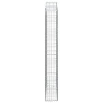 vidaXL Coș gabion arcuit, 200x30x220/240, fier galvanizat