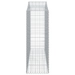 vidaXL Coș gabion arcuit, 200x50x140/160 cm, fier galvanizat vidaXL Coș gabion arcuit, 200x50x140/160 cm, fier galvanizat