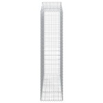 vidaXL Coș gabion arcuit 200x50x200/220 cm fier galvanizat vidaXL Coș gabion arcuit 200x50x200/220 cm fier galvanizat