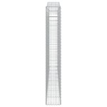 vidaXL Coș gabion arcuit 400x30x200/220 cm fier galvanizat
