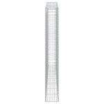 vidaXL Coș gabion arcuit 400x30x220/240 cm fier galvanizat