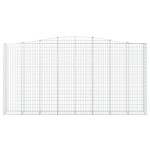 vidaXL Coș gabion arcuit 400x50x200/220 cm fier galvanizat vidaXL Coș gabion arcuit 400x50x200/220 cm fier galvanizat