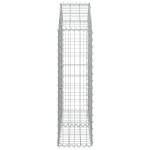 vidaXL Coș gabion arcuit, 100x30x100/120 cm, fier galvanizat vidaXL Coș gabion arcuit, 100x30x100/120 cm, fier galvanizat