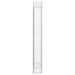 vidaXL Coș gabion arcuit, 100x30x220/240 cm, fier galvanizat