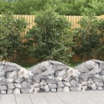 vidaXL Coș gabion arcuit, 100x50x40/60 cm, fier galvanizat vidaXL Coș gabion arcuit, 100x50x40/60 cm, fier galvanizat