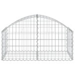 vidaXL Coș gabion arcuit, 100x50x40/60 cm, fier galvanizat vidaXL Coș gabion arcuit, 100x50x40/60 cm, fier galvanizat