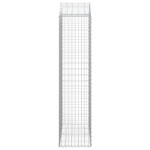 vidaXL Coș gabion arcuit, 100x50x200/220 cm, fier galvanizat vidaXL Coș gabion arcuit, 100x50x200/220 cm, fier galvanizat