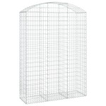 vidaXL Coș gabion arcuit, 150x50x200/220 cm, fier galvanizat