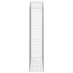 vidaXL Coș gabion arcuit, 150x50x220/240 cm, fier galvanizat vidaXL Coș gabion arcuit, 150x50x220/240 cm, fier galvanizat