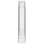 vidaXL Coș gabion arcuit 200x30x140/160 cm fier galvanizat vidaXL Coș gabion arcuit 200x30x140/160 cm fier galvanizat